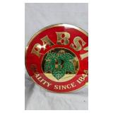 Pabst Tound Mirrored Sign
