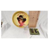 Redwing Ashtry and Vintage Olympia Beer Tray and Hamm
