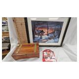Cedar Treasure Chest and Ron Iverson Picture