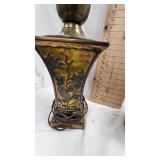 Vintage Ceramic Chicken Teapot, Vintage Art Noveau Style Lamp Base