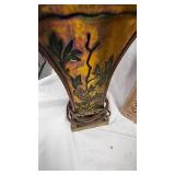 Vintage Ceramic Chicken Teapot, Vintage Art Noveau Style Lamp Base