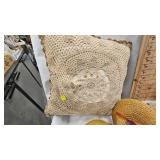 Assorted Vintage Pillow and Hats