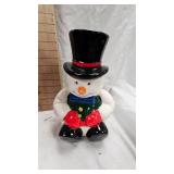 Christmas Themed Ceramic Cookie Jar