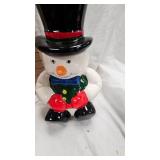 Christmas Themed Ceramic Cookie Jar