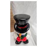 Christmas Themed Ceramic Cookie Jar
