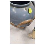 Jack in the Pulpit Cranberry Vase, Rumrill Planter, Cocatoo Figure