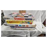 Lot of Board Games and Playing Cards