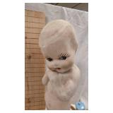 Vintage Doll, Bear, Candlesticks and Figurines