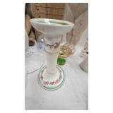Vintage Doll, Bear, Candlesticks and Figurines