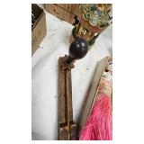 Celluoid Toy, Victorian Lady,  Trinket Basket