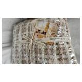 Wicker Basket and Throw, like new in package