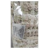 Wicker Basket and Throw, like new in package