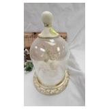 Fenton Satin Glass Vase, Peach Crest Fenton Vase, Misc