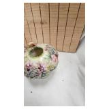 Fenton Glass Bell w/box and Nippon Porcelain