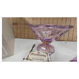 Fenton Dusty Rose Miniature Punch Set w/Box
