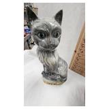 Ginger Jar with Cat Statue