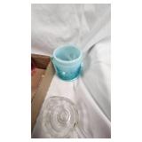 Misc Vintage Glassware, Nippon and Vintage Lamps