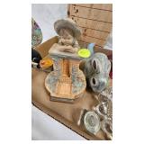 Misc Vintage Glassware, Nippon and Vintage Lamps