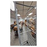Commercial Kitchen Speed Rack for Trays/also works for holding totes for storage