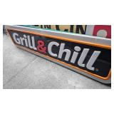 DQ Grill and Chill Polymer Sign, Approx 8