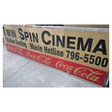 Twin Spin Cinema/Cocacola Advertising Sign
