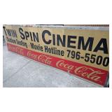 Twin Spin Cinema/Cocacola Advertising Sign