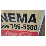 Twin Spin Cinema/Cocacola Advertising Sign