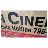 Twin Spin Cinema/Cocacola Advertising Sign