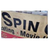 Twin Spin Cinema/Cocacola Advertising Sign