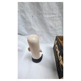 Fenton Rosalene glass Rose Bowl, Smoking Head Ashtray, Misc