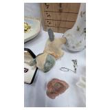 Fenton Hand Painted Glass Vase