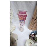 Fenton Cranberry Vase, Antique Glass Vase and More