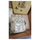 Pair of Vintage Floral Lamps
