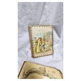 Pair of Vintage Floral Lamps