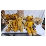 Vintage Teddy Bear Lot-Most are Jointed
