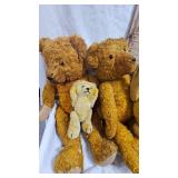 Vintage Teddy Bear Lot-Most are Jointed