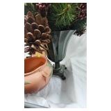 Roseville Vintage Planter and Christmas
