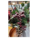 Roseville Vintage Planter and Christmas