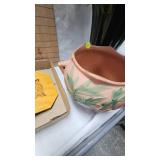 Roseville Vintage Planter and Christmas