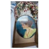 Roseville Vintage Planter and Christmas