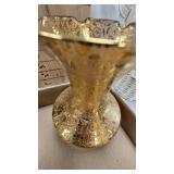 Bronze Puppy. Wicker Décor, Vintage Hats