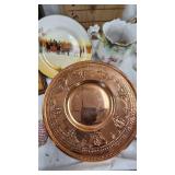 Vintage Plates, Photo Charm, Bell and Tablecloth
