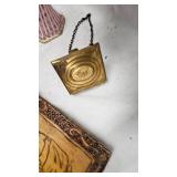 Vintage Plates, Photo Charm, Bell and Tablecloth