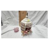 Porcelain Bird Cage Décor