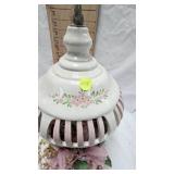 Porcelain Bird Cage Décor