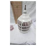 Porcelain Bird Cage Décor