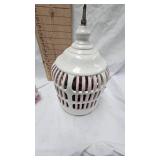 Porcelain Bird Cage Décor