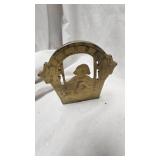 Bronze Bookends, Springtime Girl and Bird Swing Set
