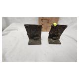 Bronze Bookends, Garden Maiden