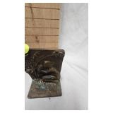Bronze Bookends, Garden Maiden